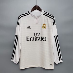 Áo Bóng Đá Retro Real Madrid 2014 Dài Tay - Sân Nhà