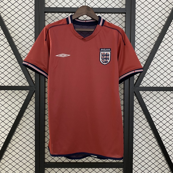 Áo Bóng Đá Retro Tuyển Anh 2002 - Sân Khách