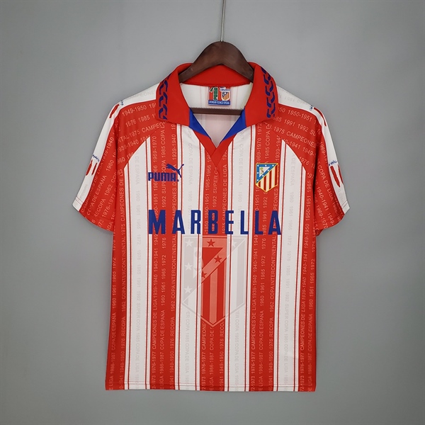 Áo Bóng Đá Retro Atletico Madrid 1995 - Sân Nhà