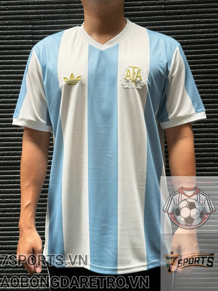 Áo Bóng Đá Retro Tuyển Argentina 2025 - Bản Kỷ Niệm 50 Năm