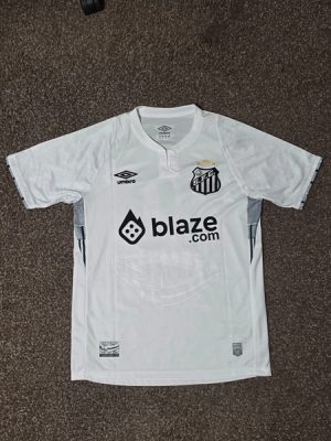 Áo Bóng Đá Retro Santos 2024 - Sân Nhà In Tên Neymar Jr Số 10 Phiên Bản Không Nhà Tài Trợ