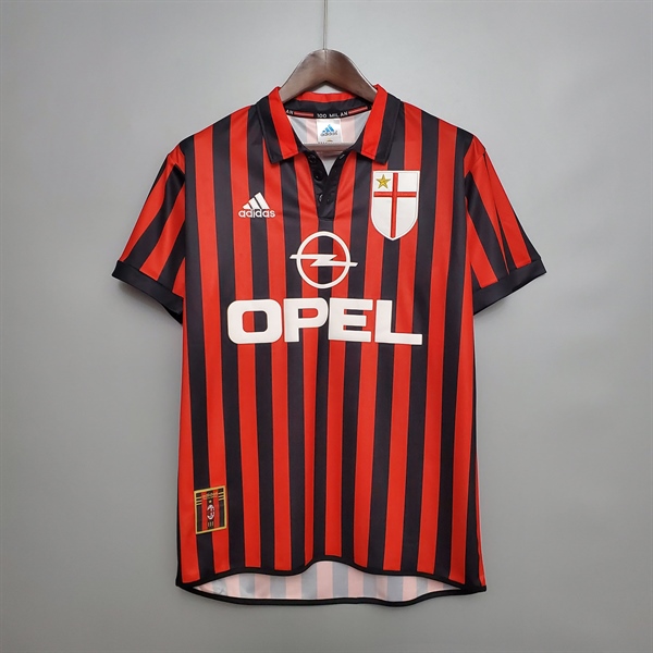 Áo Bóng Đá Retro AC Milan 1999 - Sân Nhà Áo Bóng Đá Retro AC Milan 1999 - Sân Nhà