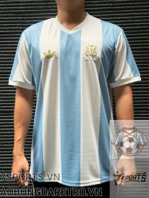 Áo Bóng Đá Retro Tuyển Argentina 2025 - Bản Kỷ Niệm 50 Năm