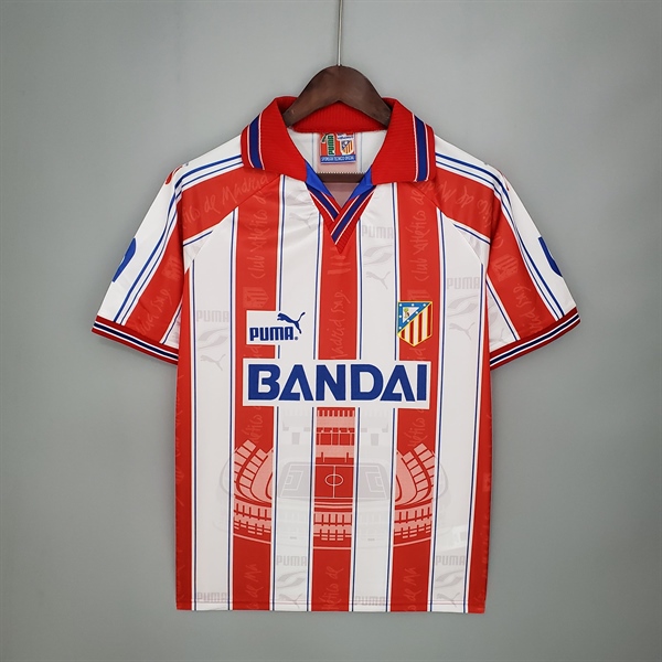 Áo Bóng Đá Retro Atletico Madrid 1996 - Sân Nhà Áo Bóng Đá Retro Atletico Madrid 1996 - Sân Nhà
