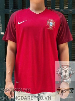 Áo Bóng Đá Retro Tuyển Bồ Đào Nha 2016 - Sân Nhà