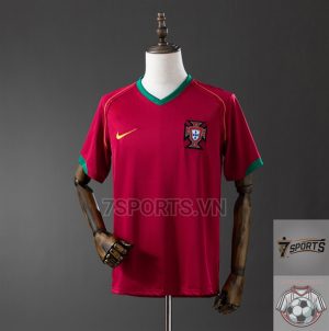 Áo Bóng Đá Retro Tuyển Bồ Đào Nha 2006 - Sân Nhà Áo Bóng Đá Retro Tuyển Bồ Đào Nha 2006 - Sân Nhà