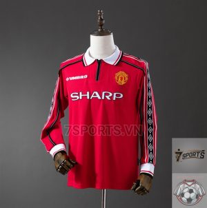 Áo Bóng Đá Retro Dài Tay Manchester United 98/99 - Sân Nhà Áo Bóng Đá Retro Dài Tay Manchester United 98/99 - Sân Nhà