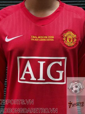 Áo Bóng Đá Retro Manchester United 2007/08 - Sân Nhà In Tên Ronaldo Số 7 Áo Bóng Đá Retro Manchester United 2007/08 - Sân Nhà In Tên Ronaldo Số 7