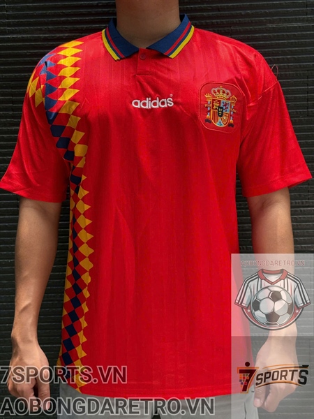 Áo Bóng Đá Retro Tuyển Tây Ban Nha 1994 - Sân Nhà