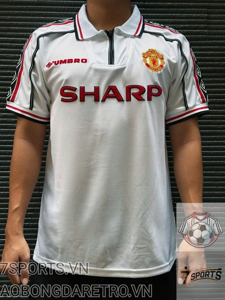 Áo Bóng Đá Retro Manchester United 1998/00 - Bản Kỷ Niệm