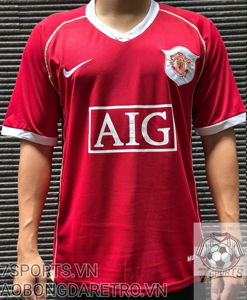 Áo Bóng Đá Retro Manchester United 2006/07 - Sân Nhà
