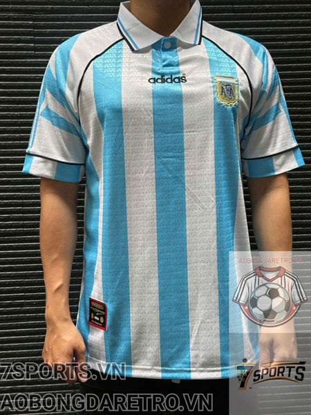 Áo Bóng Đá Retro Tuyển Argentina 1996 - Sân Nhà