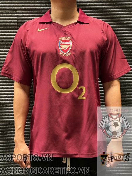 Áo Bóng Đá Retro Arsenal 2005/06 - Sân Khách